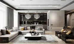 Silver living room photo