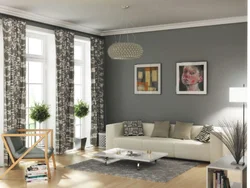 Silver living room photo