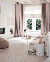 Photo curtains living room plain