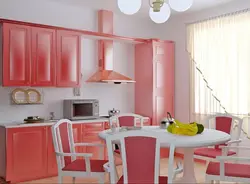 С Какими Цветами Сочетается Розовый В Интерьере Кухни