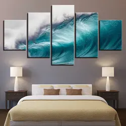 Paintings for bedroom interior on canvas