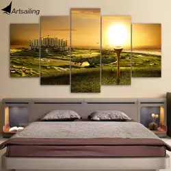 Paintings for bedroom interior on canvas