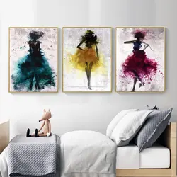 Paintings for bedroom interior on canvas