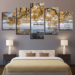 Paintings for bedroom interior on canvas