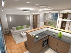 Kitchen living room 6 by 6 photo
