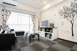 Qonaq Otağında Divar Kağızı Qara Və Ağ Fotoşəkil