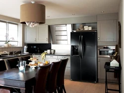 Side by side in the kitchen interior