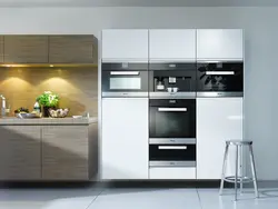 Photos Of Modern Kitchens With A Built-In Microwave