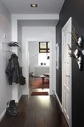 Black floor in the hallway photo