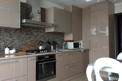 Mocha color in the kitchen interior goes with what