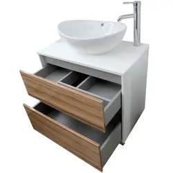 Тарҳи ҳаммом бо танӯраи countertop