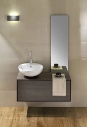Dastgohli lavabo bilan hammom dizayni