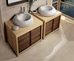 Үстел үсті раковинасы бар ванна бөлмесінің дизайны