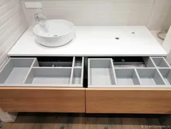 Тарҳи ҳаммом бо танӯраи countertop