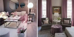 Dusty Rose Color Combination With Other Colors In The Bedroom Interior