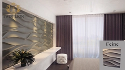 3D Panels In The Bedroom Interior