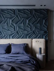 3d panels in the bedroom interior