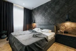 3d панели в интерьере спальни