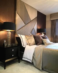 Bedroom design chocolate color