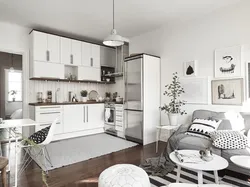 Ikea kitchen living room design