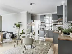 Ikea kitchen living room design