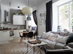 Ikea kitchen living room design