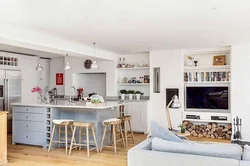 Тарҳи утоқи меҳмонхонаи ikea ошхона
