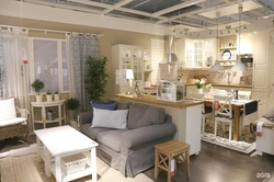 Ikea mətbəx qonaq otağı dizaynı