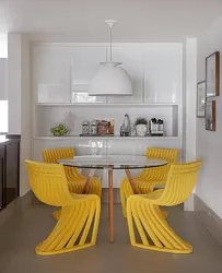 Стулья Горчичного Цвета Для Кухни В Интерьере