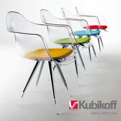 Курсиҳои шаффоф ошхона дар дохили