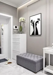 Hallway in gray tones design ideas