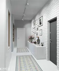 Boz tonlarda koridor dizayn ideyaları