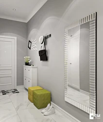 Hallway In Gray Tones Design Ideas