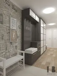 Hallway in gray tones design ideas
