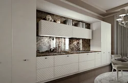 Kitchen with grooved fronts design