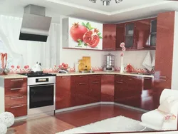 Kitchen design pomegranate