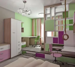 Schoolgirl bedroom design