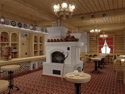 Интерьер русской кухни дома