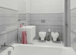 Cersanite tiles in the bathroom interior