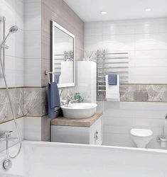 Cersanite tiles in the bathroom interior
