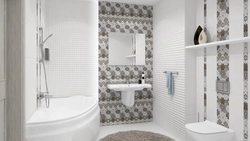 Cersanite tiles in the bathroom interior