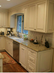 Kitchen Interior In Ivory Color