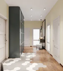 Parket ilə koridor dizaynı