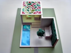 Paper kitchen interior