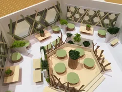 Paper Kitchen Interior