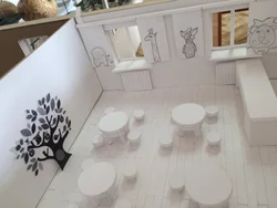 Paper kitchen interior
