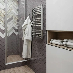 Montparnasse tiles in the bathroom interior