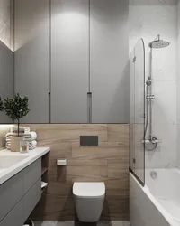 Plain bathroom design