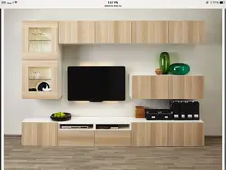 Interyerdə ikea qonaq otağı
