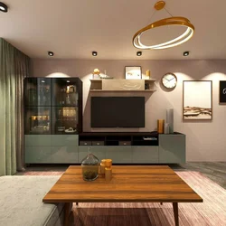 Interyerdə ikea qonaq otağı